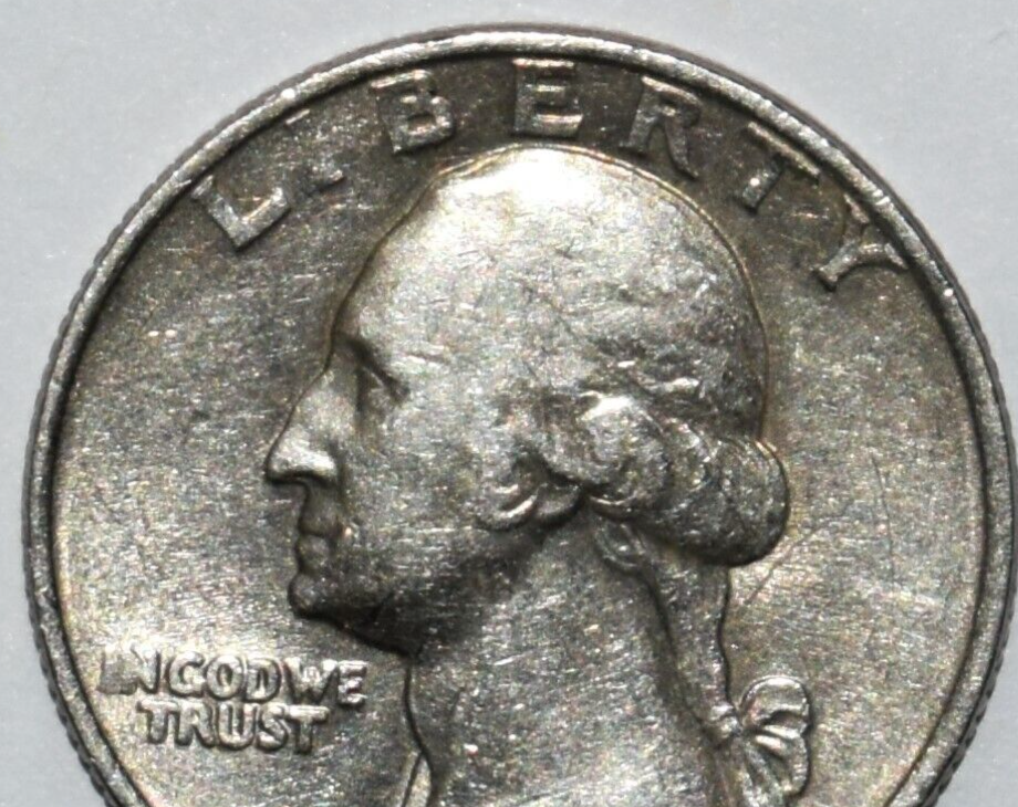 1974 Quarter Error No Mint Mark Missing Claw/Foot, Weak Strike, Missing I's DD +