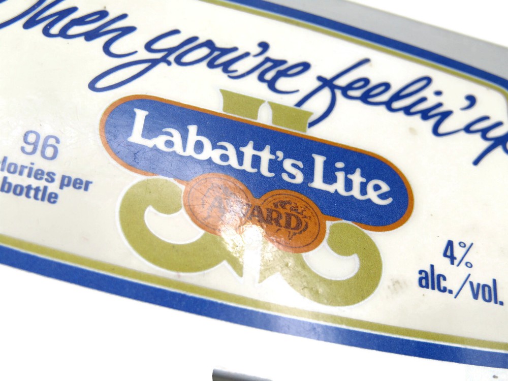 Labatt's Lite Award Beer Button When You're Feeling Up!