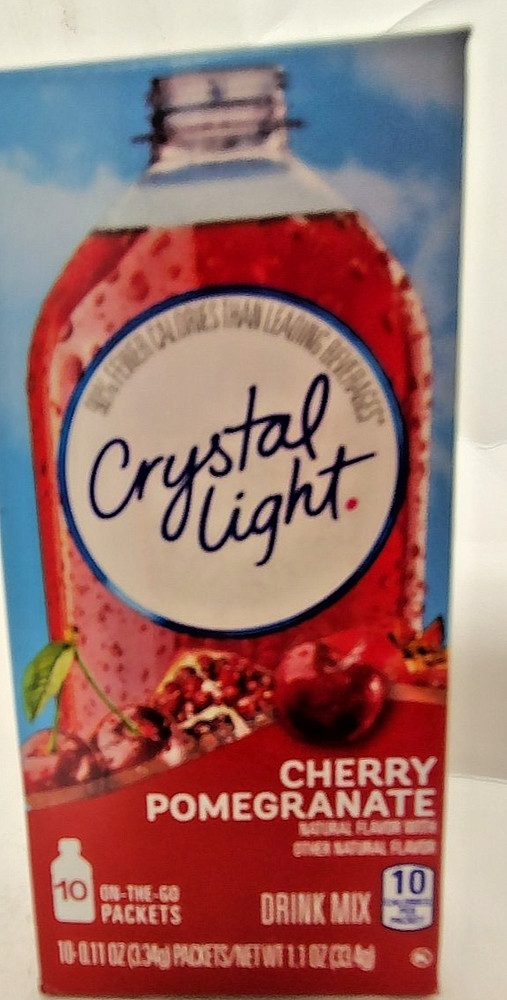 Crystal LIght Cherry Pomegranate w/ (5) Bonus Pitcher Packets, BB 2/27