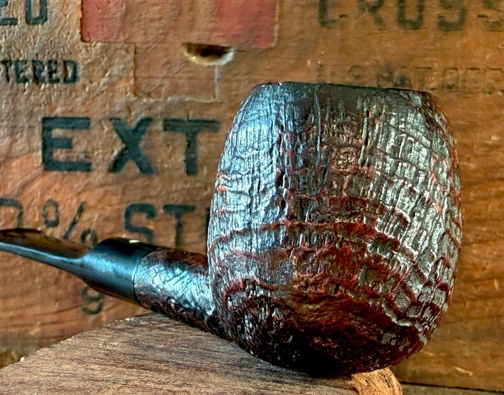 🔥1973 Dunhill Shell 685 2S Sandblasted Apple Very Nice 🔥