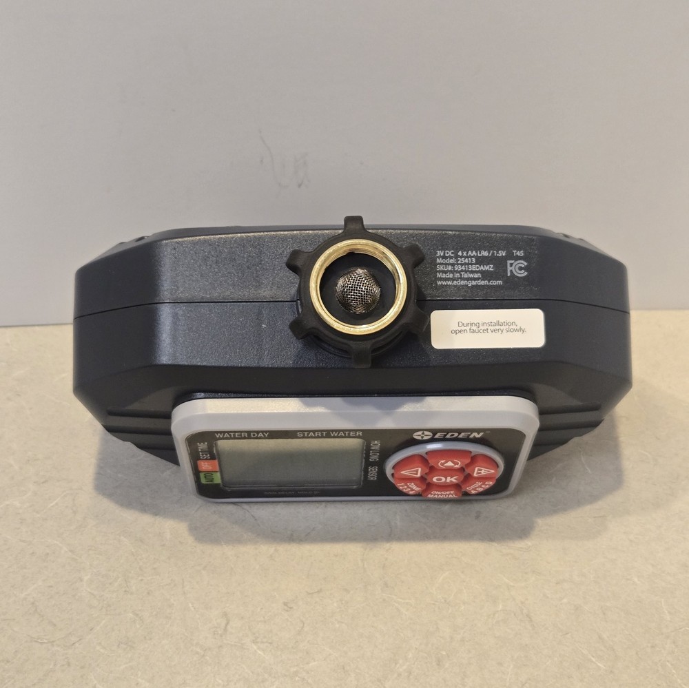 Eden 93413 Programmable Digital Water Timer 4-Zone, Compatible with Wireless