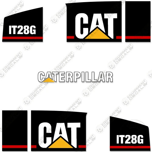 Fits Caterpillar IT28G Wheel Loader Decal Kit Integrated Tool Carrier