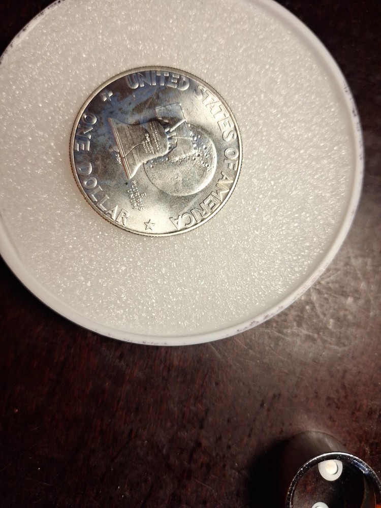 #08-1976 S Proof Eisenhower Bicentennial “Ike Silver Dollar” type 2 Silver