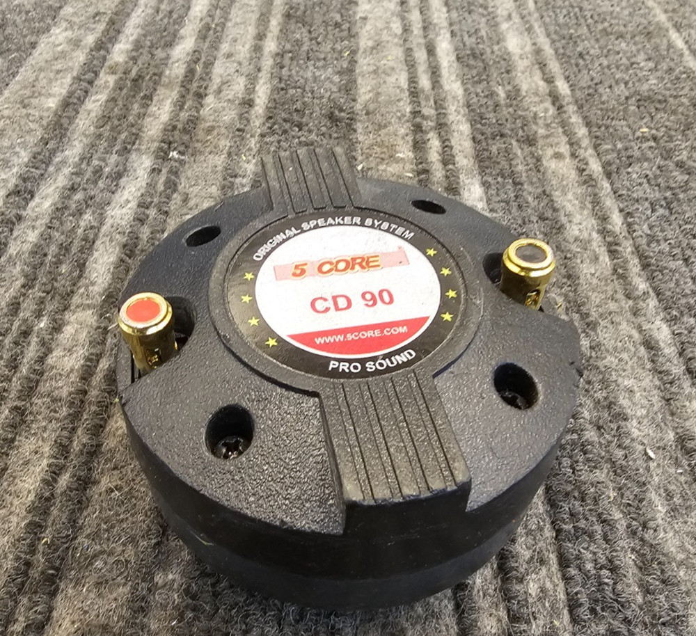 5Core CD 90 25MM Compression Driver Horn Audio 200W Tweeter Diaphragm 8Ω Speaker