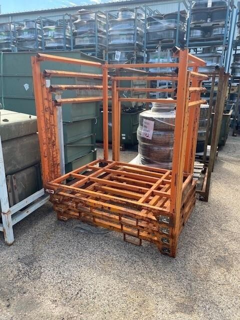 Portable Stack Rack Nestable Nesting Stacking Pallet Stack Warehouse Stacker