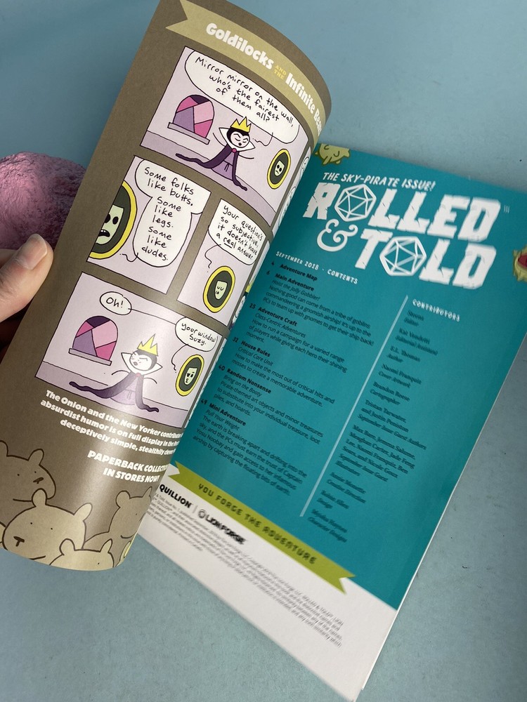 Rolled & Told #1 September 2018 Issue Goblins in the Sky!