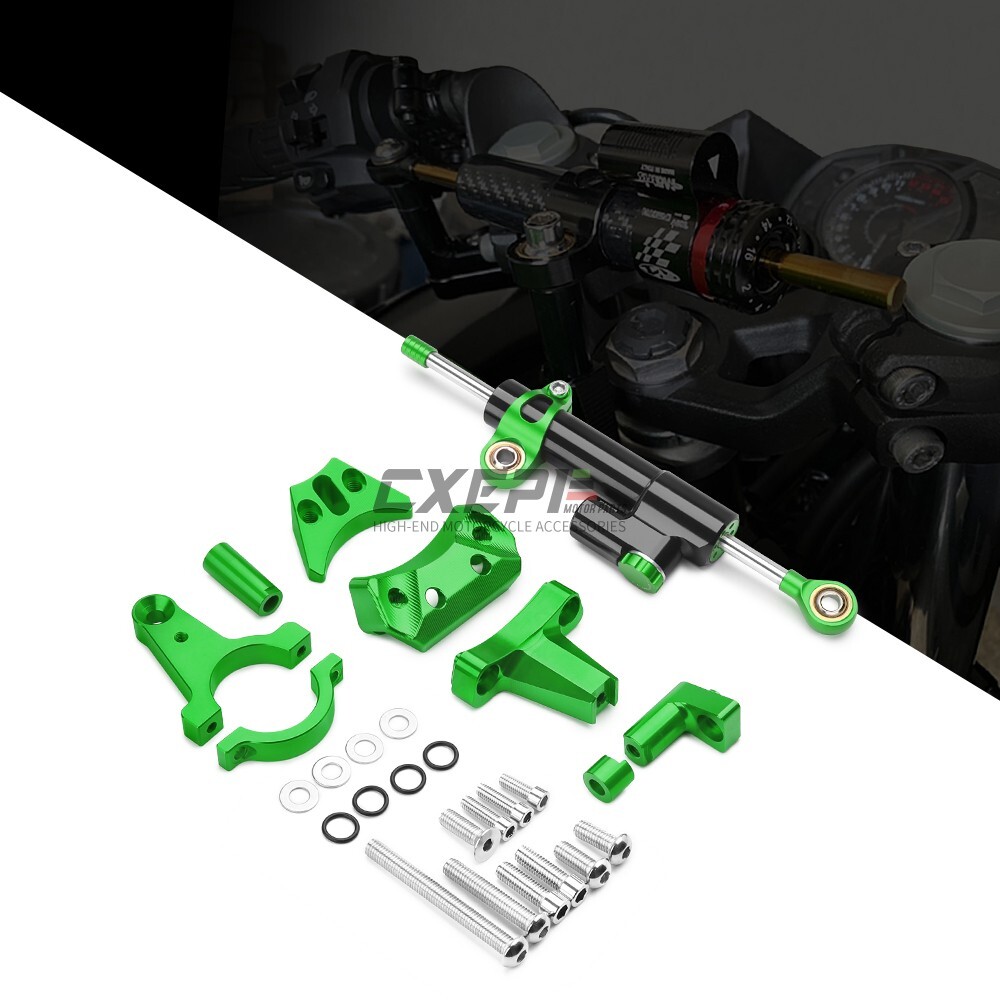 Steering Stabilize Damper Bracket Mount Kit For Kawasaki NINJA400 2018-2023