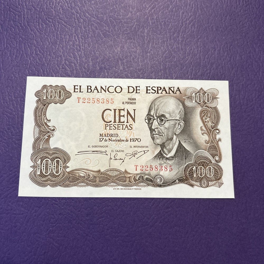 Spain- 100 Pesetas-1970