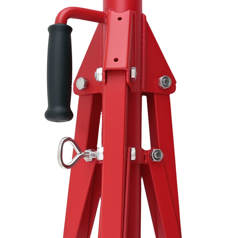 Foldable Roller Stand 2500lbs Support 27.6-52in Adjustable Height Triangular