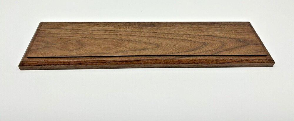 24" O Scale Model Train Display Case, Walnut Base