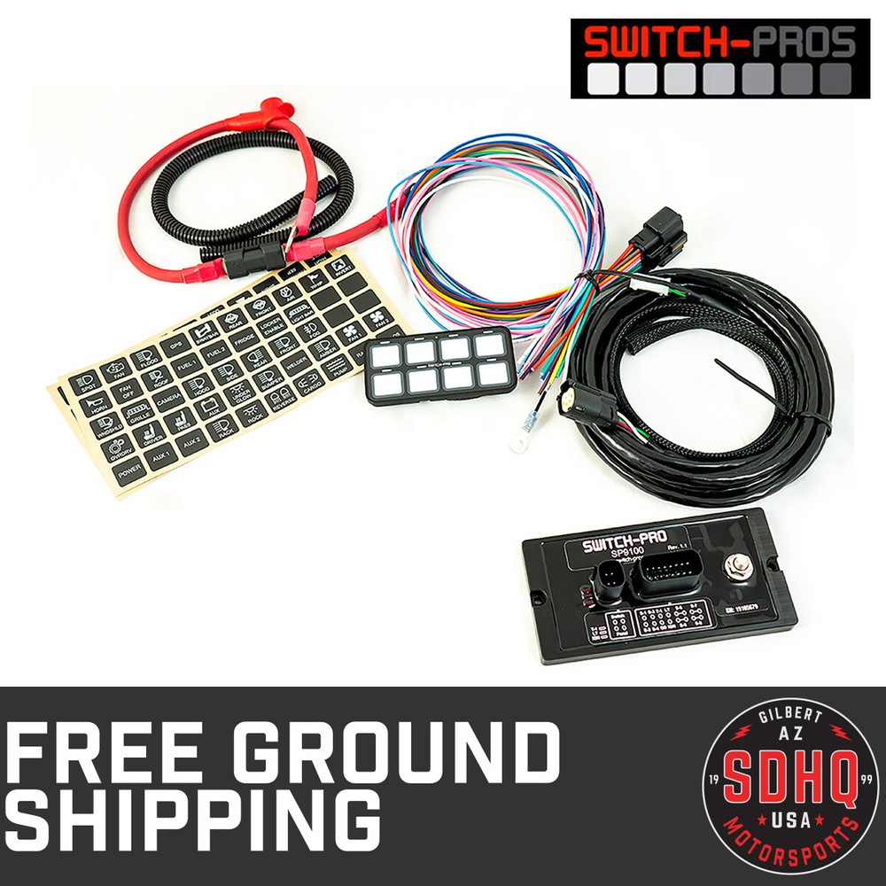 Switch Pros SP-9100 8 Switch Panel Power System