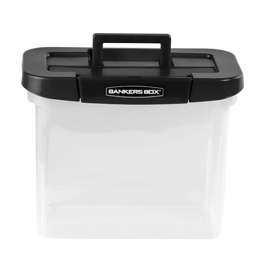 Bankers Box File Organizer Clear Plastic Letter Size Single