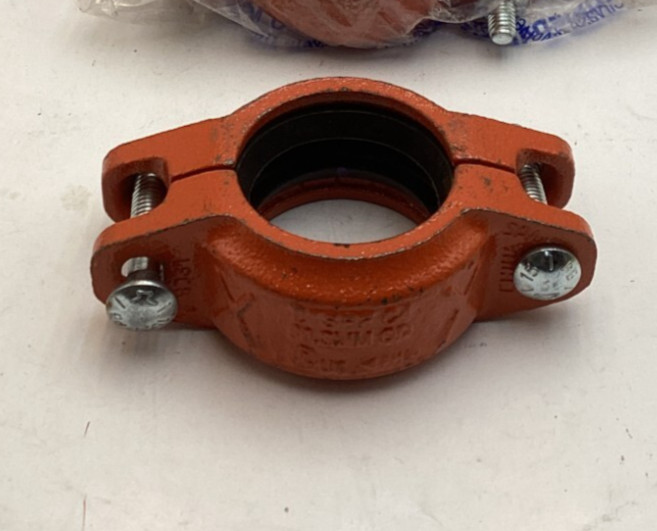 (QTY 2) Standard Rigid Coupling 2" SPF CA Orange Replacement Heavy Duty
