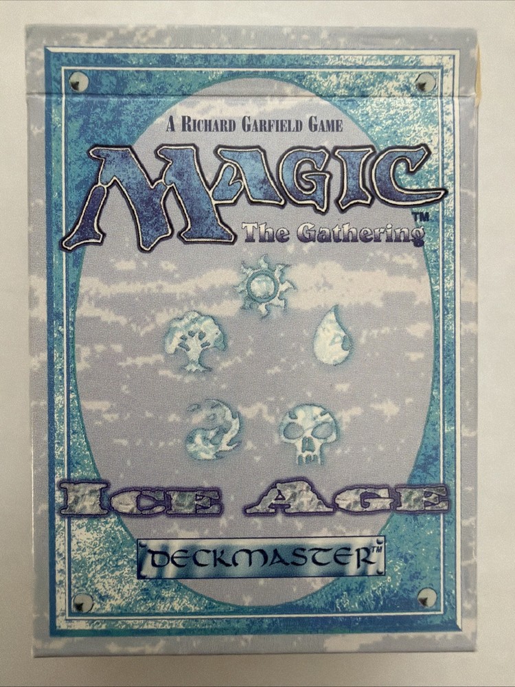 Magic The Gathering Ice Age Starter Deck Box Empty With Strategy Guide