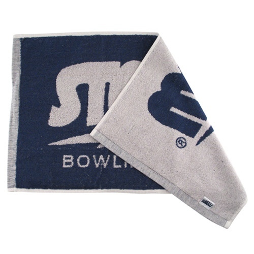 Storm Woven Towel Navy Silver