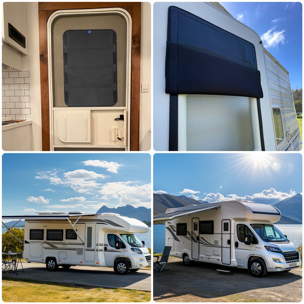 16x25" RV Skylight Cover, Blackout Vent Shade, UV Protection & Waterproof