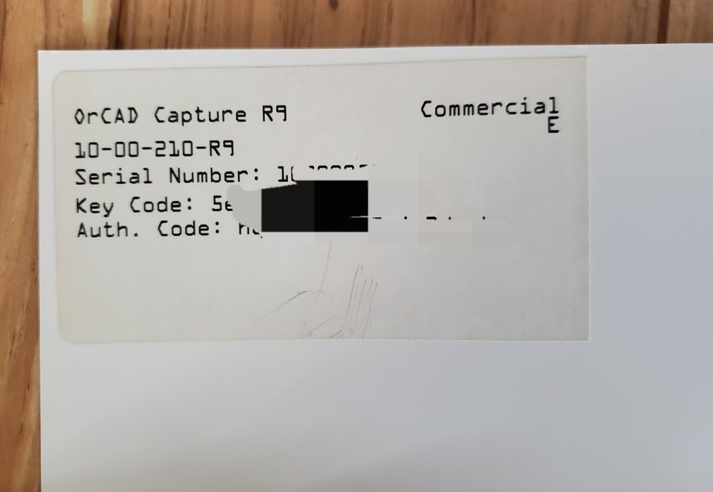 OrCAD Capture 7.01 for Windows With Manuals Key Code In Box