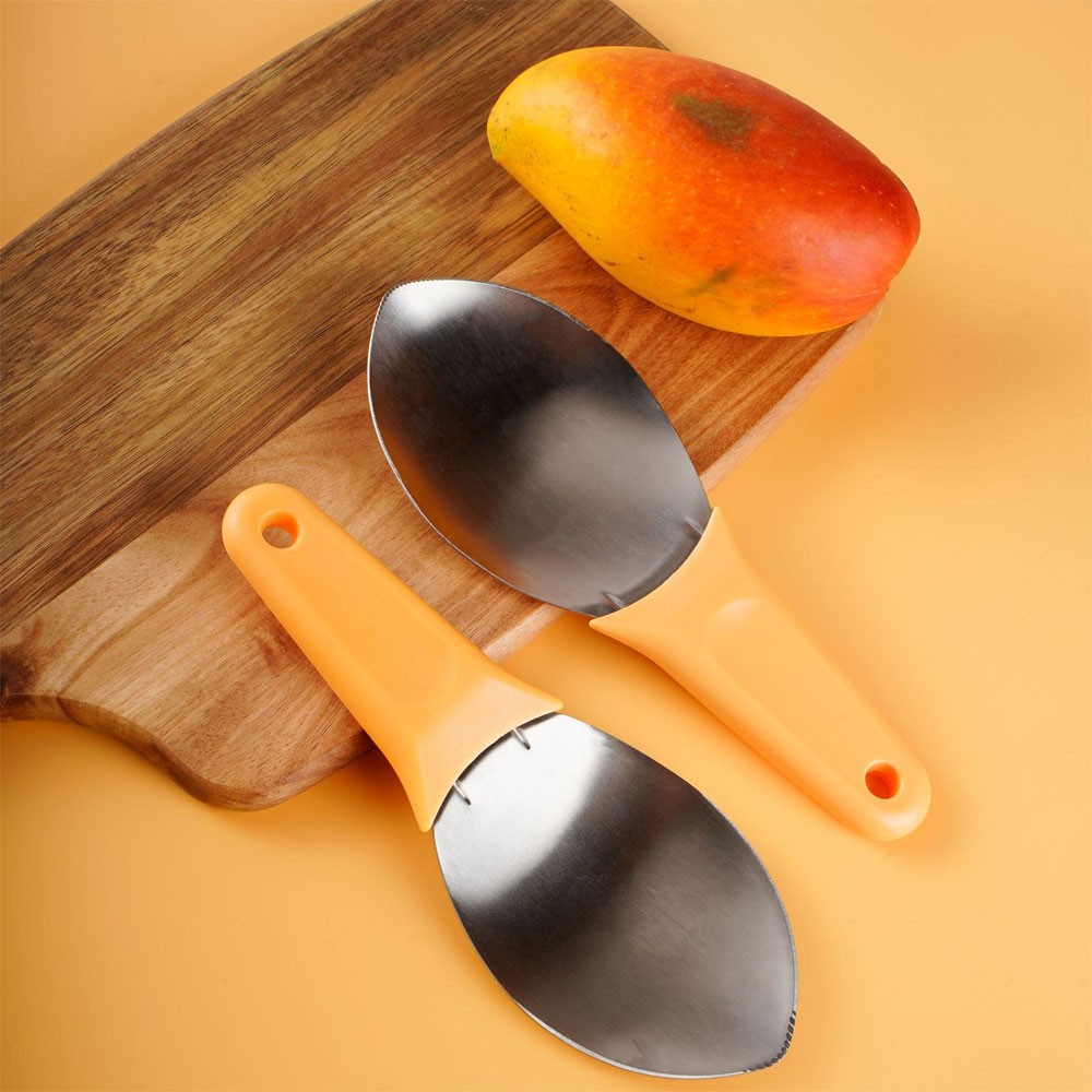 Multi-Purpose Mango Slicer Scooping Spoon, Multifunctional Slicer CW