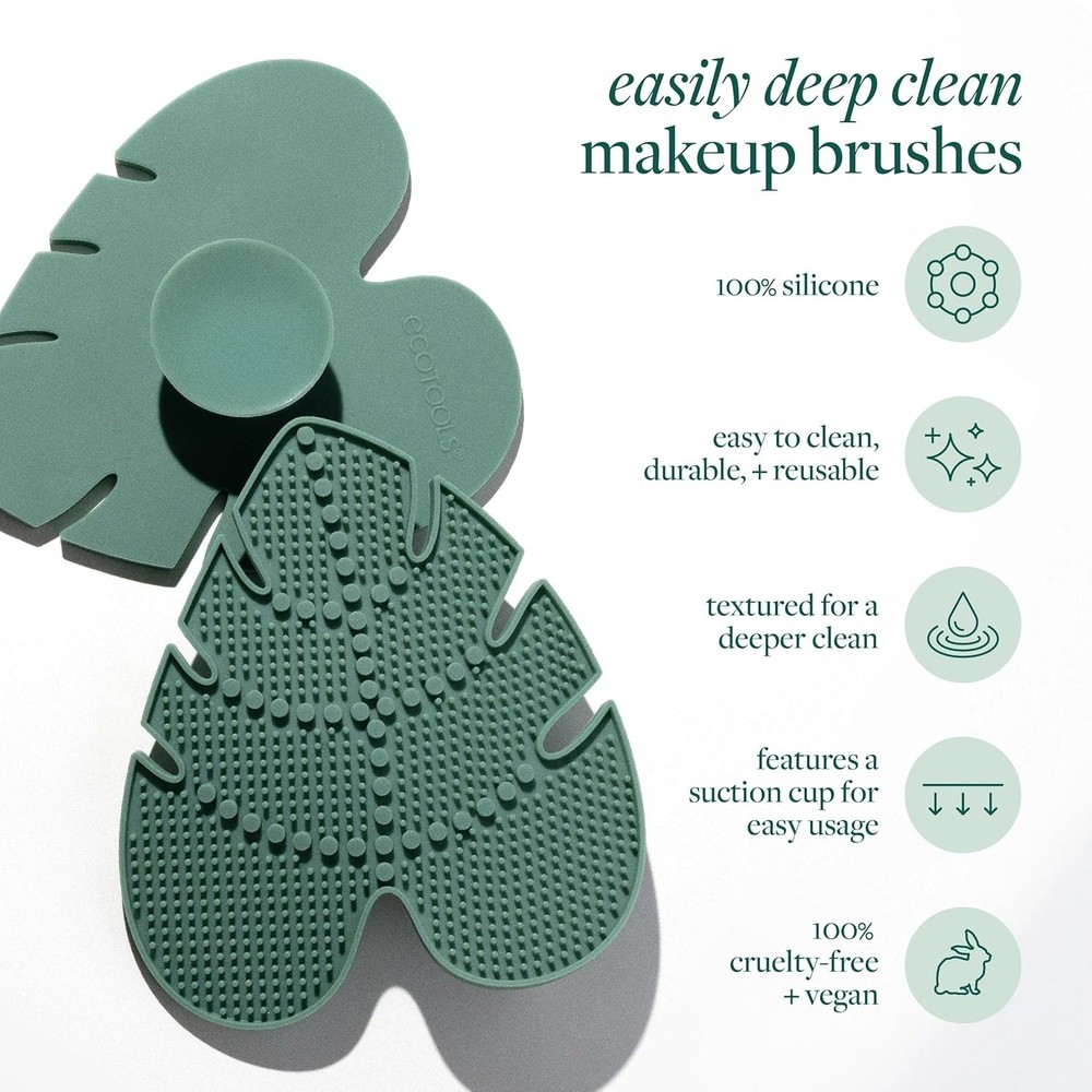 Makeup Brush Cleansing Pad, Brush Cleaner Mat For Deep Cleaning Tools