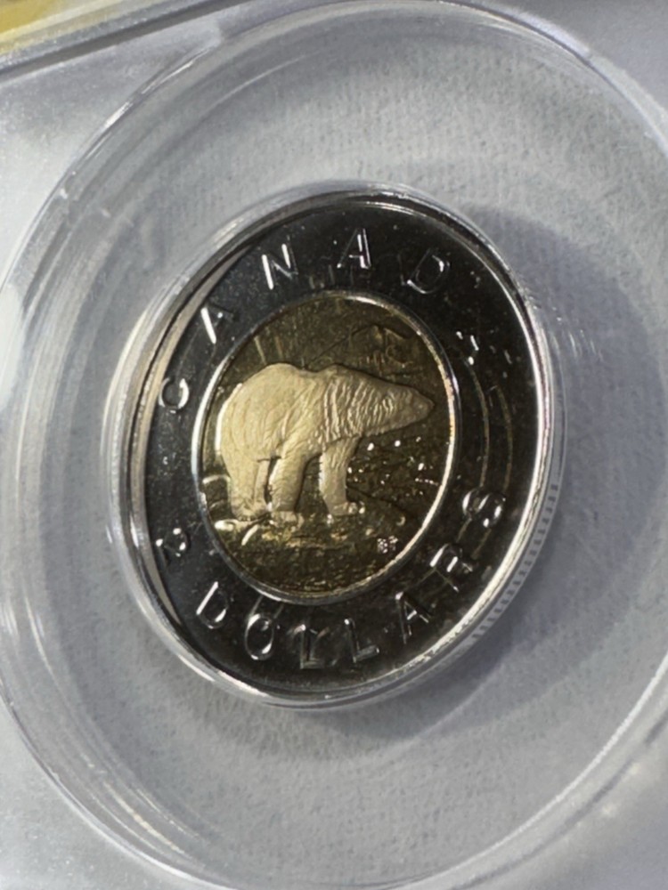 2004 Canada $2 Toonie Graded MS 69 by ANACS