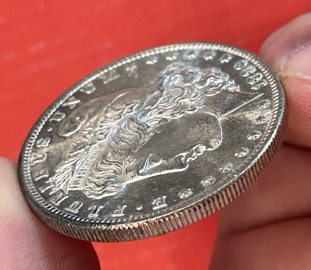 1880 S Morgan Silver Dollar, Gem Uncirculated.