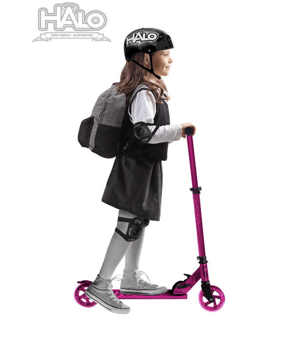 Halo Premium Inline Scooter - Candy Chrome Edition - Pink Foldable Adjustable