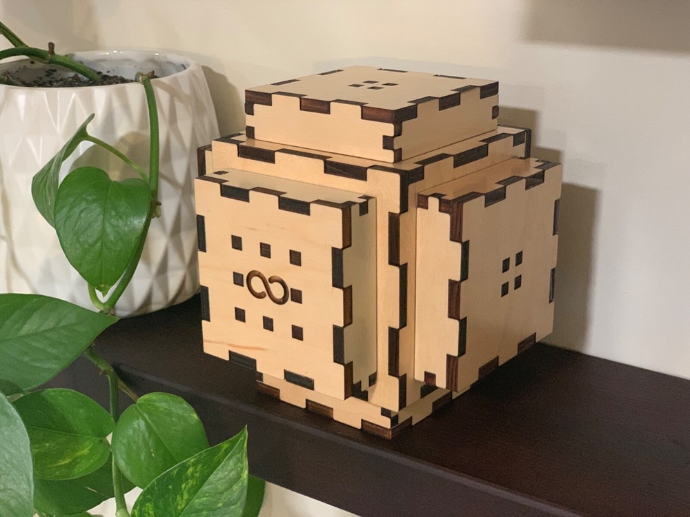 Nova | Original Wooden Puzzle Box | Hidden Compartment