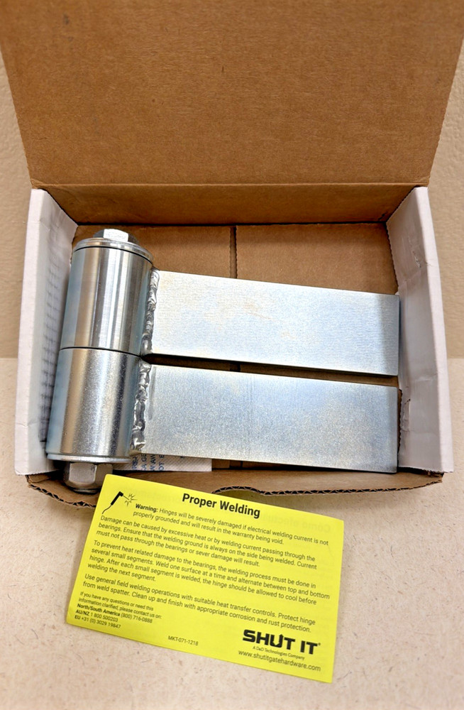 D&D Technologies Shut It Strap 1500lb Metal Gate Hinge CI3900