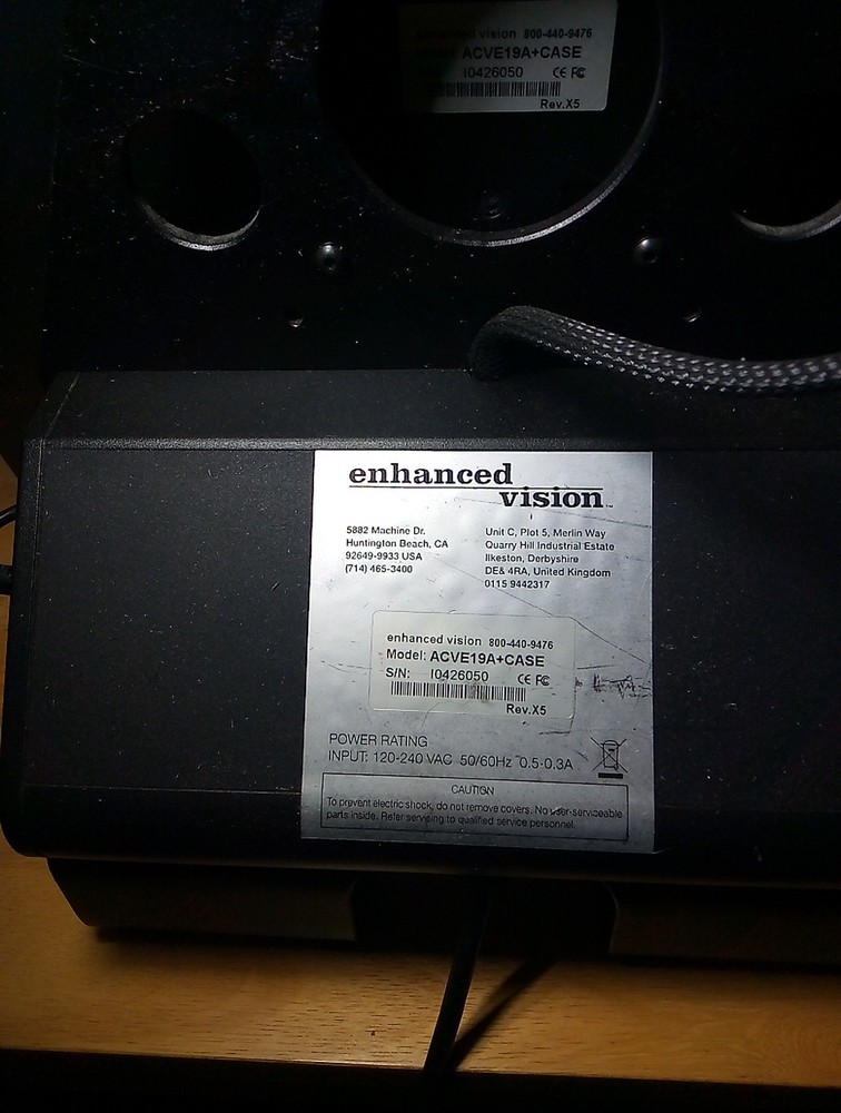 Acrobat LCD Enhanced Vision ACVE19A +Case