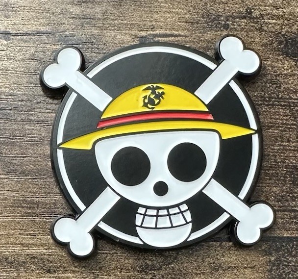 USMC x ONE PIECE LANCE CRIMINAL CHALLENGE COIN