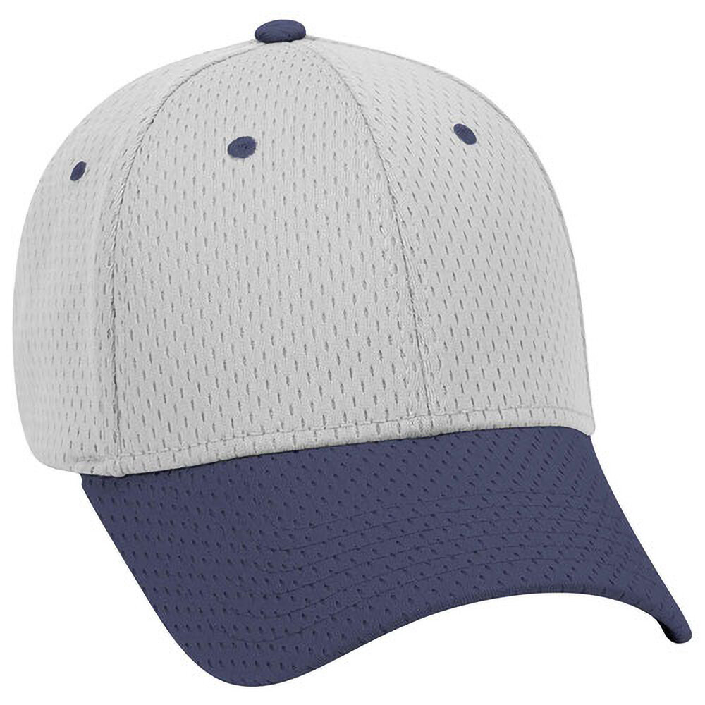 OTTO Cap 6 Panel Polyester Pro Mesh Low Profile Structured Curved Baseball Hat