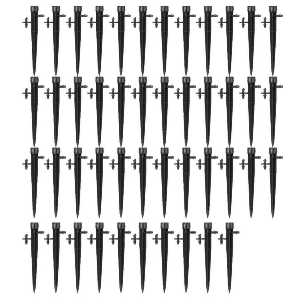 50pcs 360° Irrigation Drippers Drip Emitters Micro Spray Adjustable Sprinkler