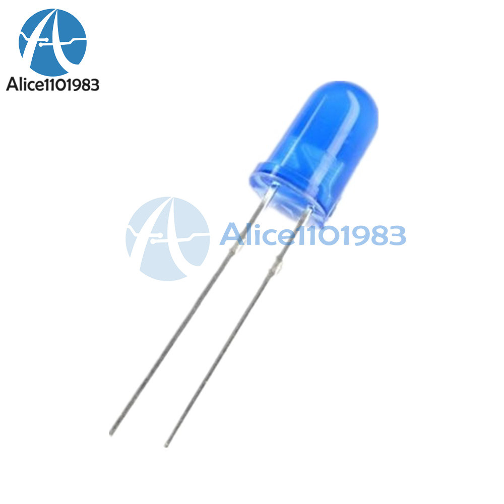 100Pcs LED 5MM BLUE COLOR BLUE LIGHT Super Bright