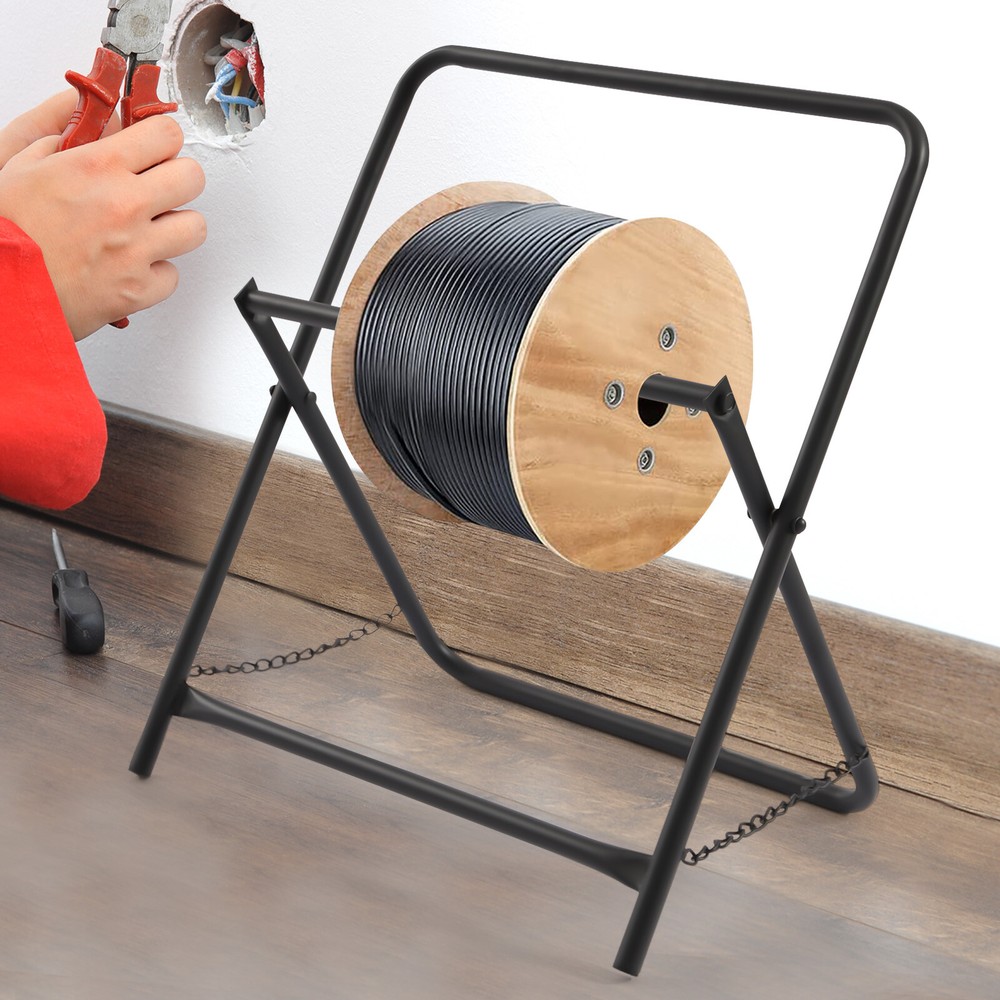 Foldable Wire Spool Rack Cable Caddy Wire Spool Dispenser Cable Holder HeavyDuty