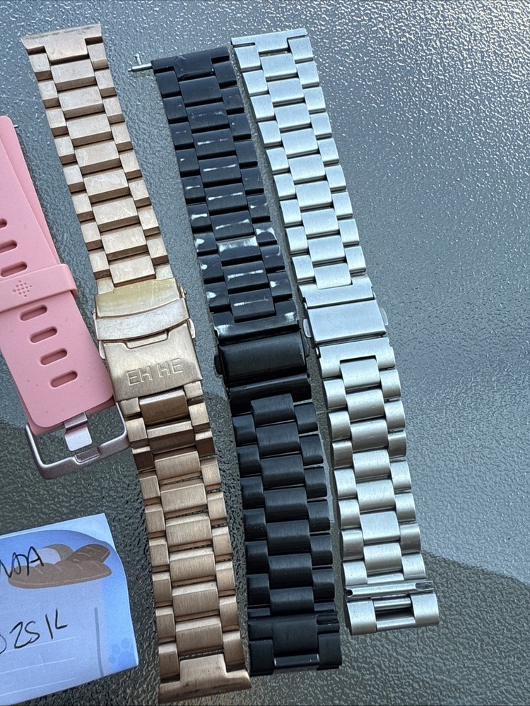 Used OEM Original Fitbit Versa Bands Small And Adjustable Sizes