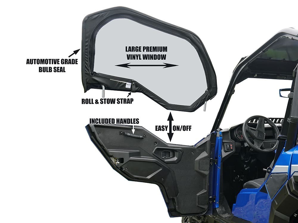 Spike Polaris General Framed Upper Door Kit - Pair