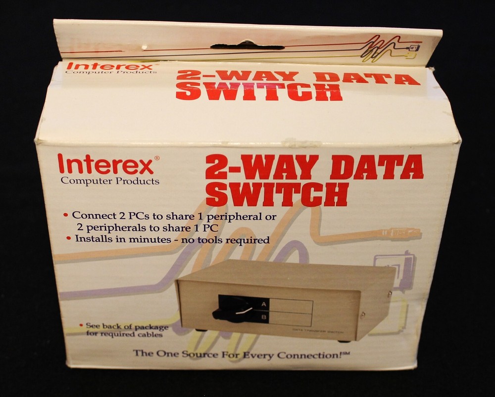 Interex MDS-1a External 2-Way Data Switch