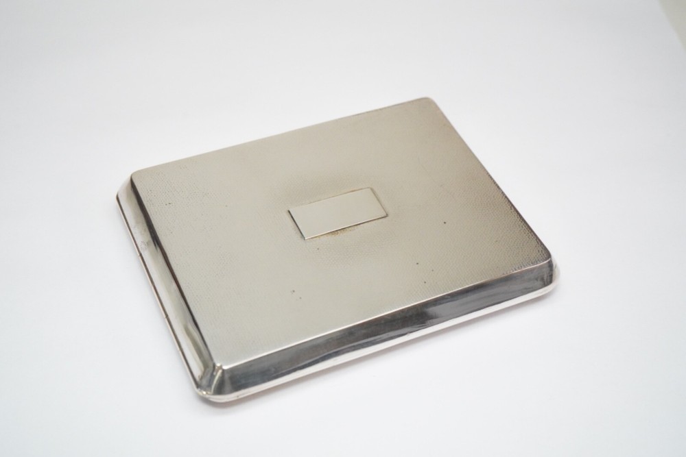 Outstanding HANDMADE Solid Silver Cigarette Case - Nanking - Business Card Case