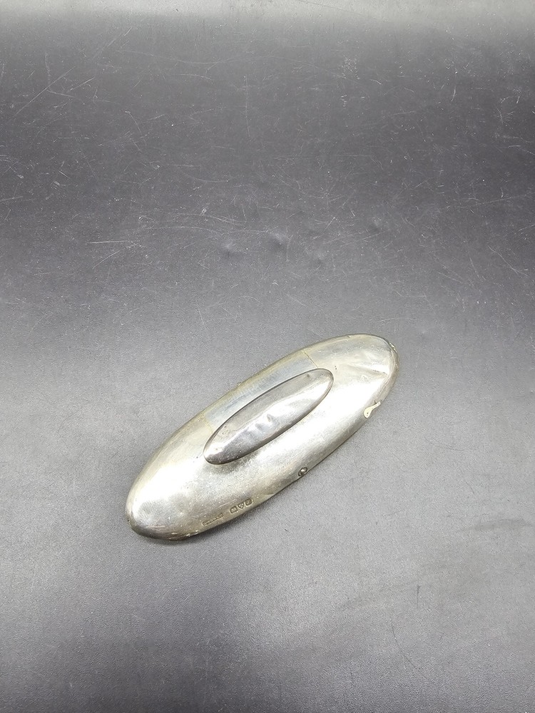 Sterling Silver Mounted Nail Buffer Hallmarked Chester C1909 S Blanckensee Sons