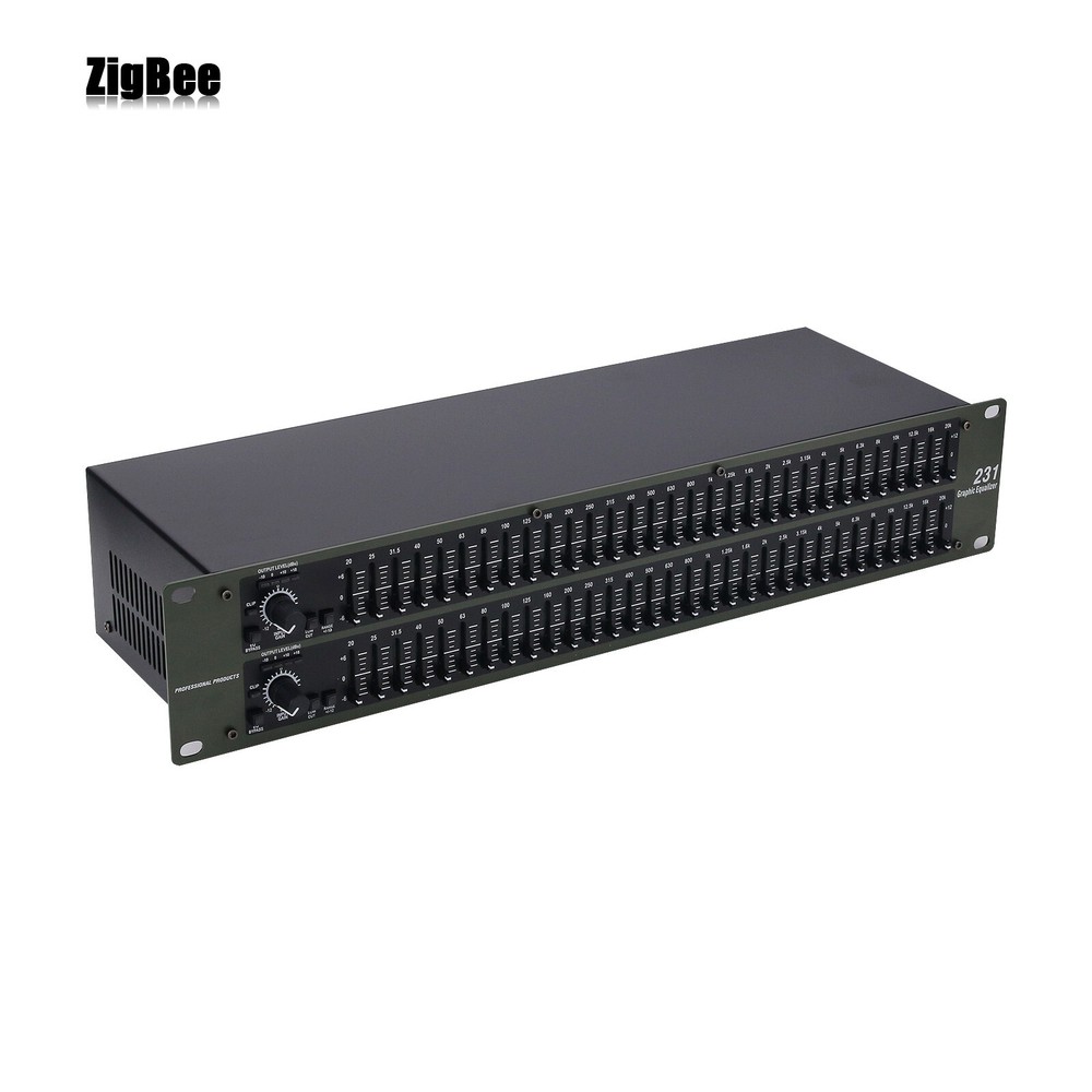 231 Dual 31 Segment Equalizer Professional Equalizer for Home KTV