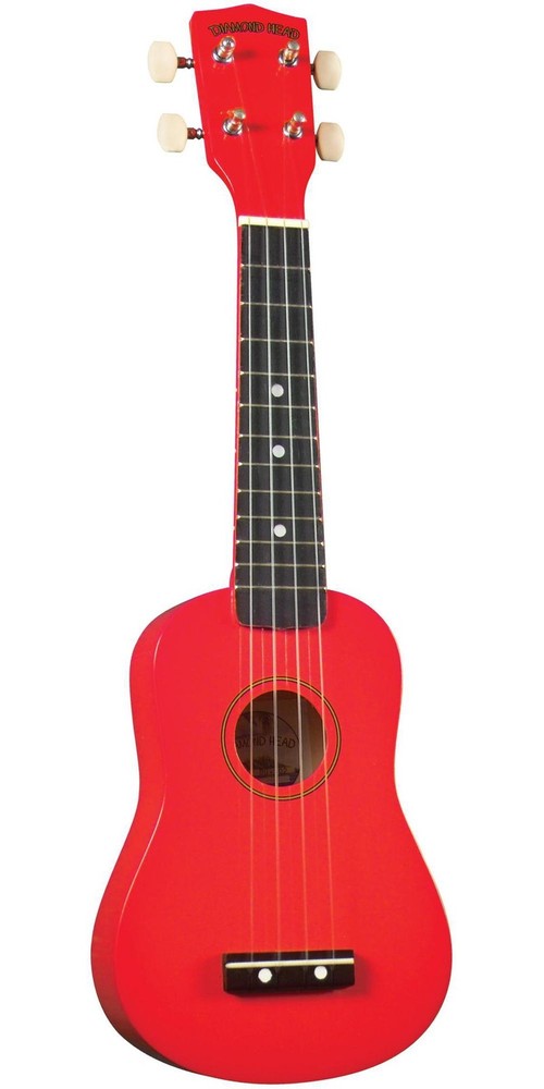 Diamond Head DU-10 Soprano Ukulele Red Black Fingerboard