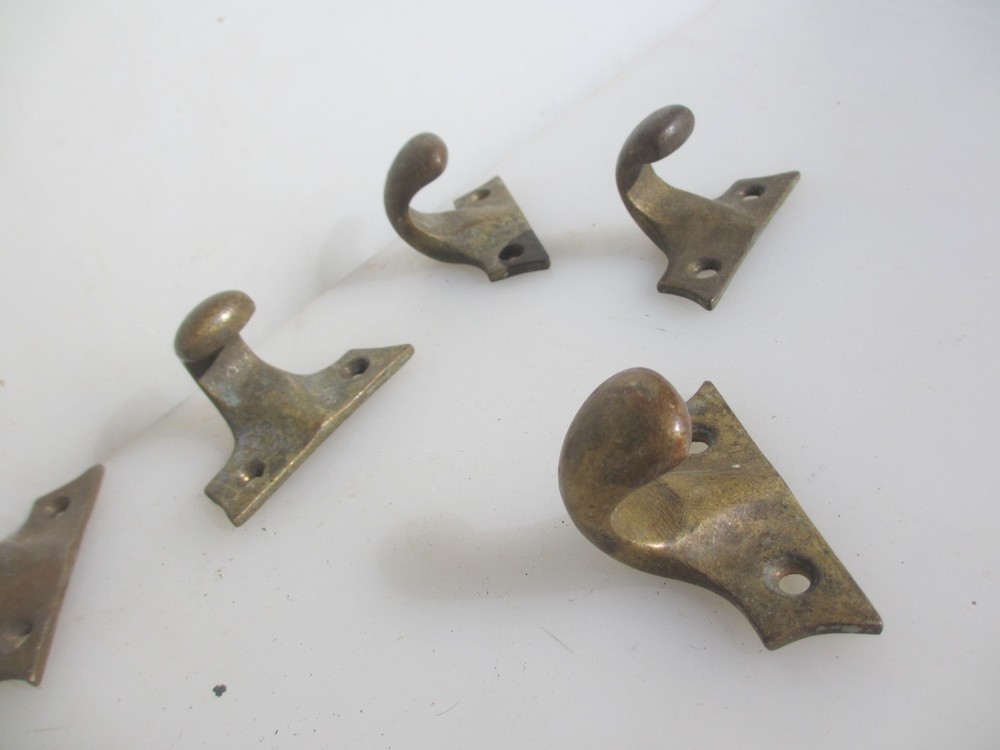 Large Victorian Brass Sash Window Lift Old Tray Handle Pull Antique - £7each