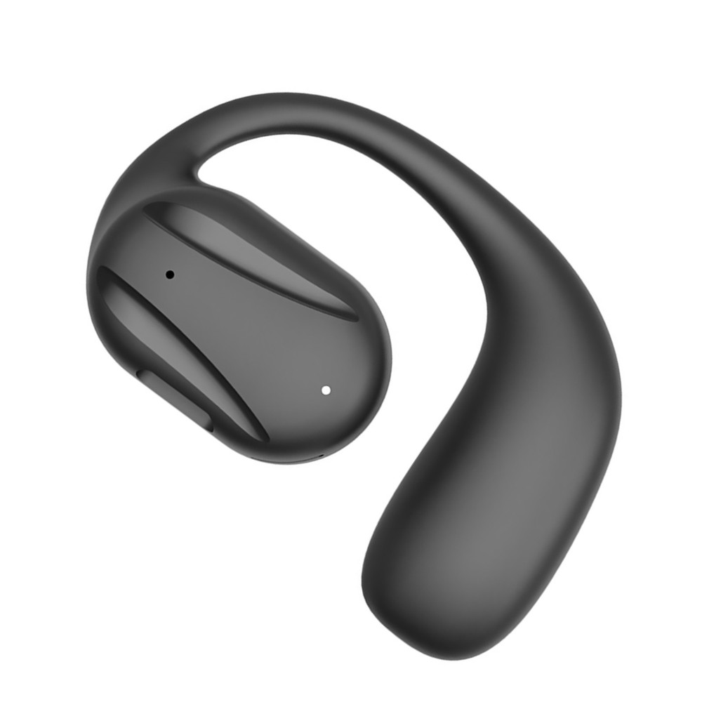 Black Driving Trucker Bluetooth 5.2 Wireless Headset Noise Cancelling Earbud E
