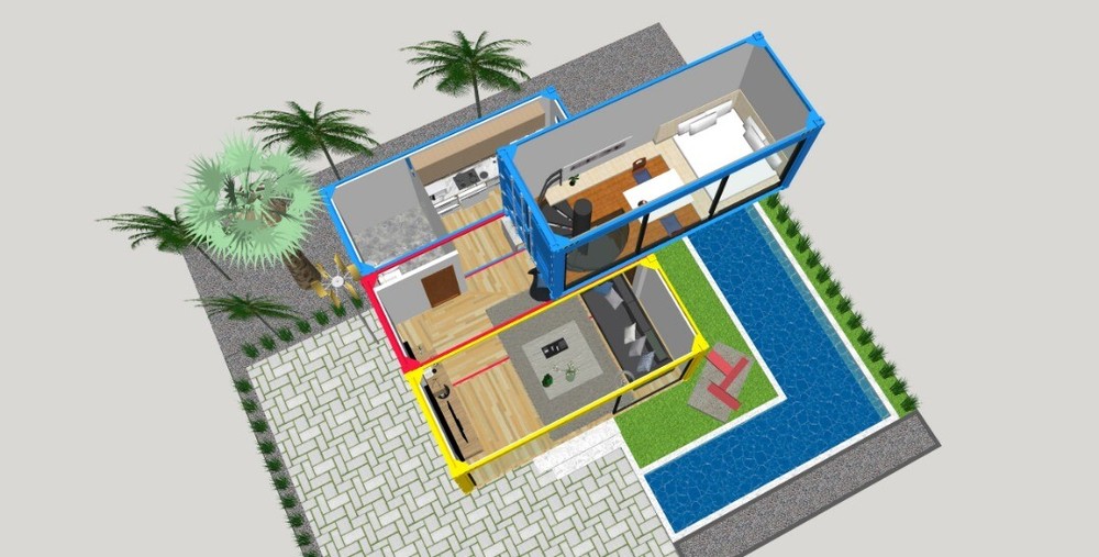 Desert Palms #33 Shipping Container Home Catalog L40'
