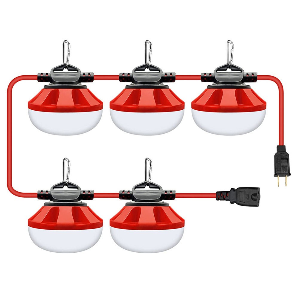 50/100/200FT Construction String Lights LED Industrial Grade LED Work Lights