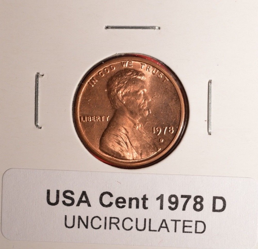1978 D - USA Small Cent - UNCIRCULATED