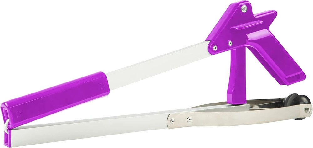 32" Suction Cup Grabber Tool Foldable Gripper Pink