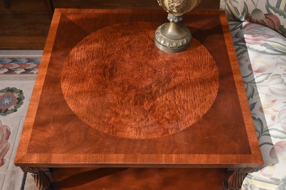 Irwin Mahogany Two-Tier Side Tables