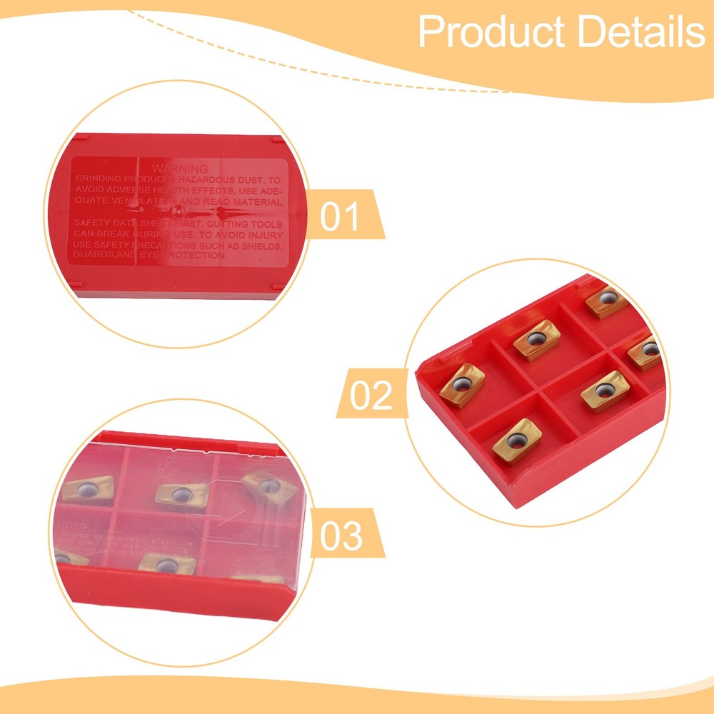 Long lasting 20Pc Apkt11t3 Tin Coating Carbide Inserts for Milling Tools