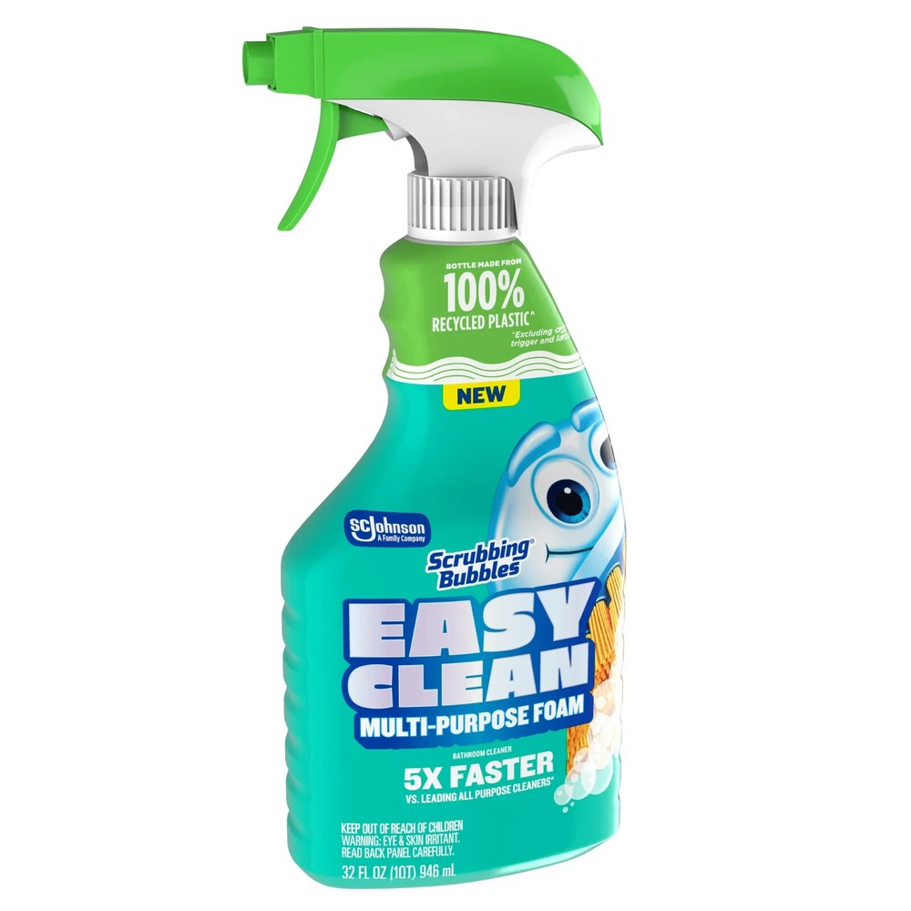 Easy Clean Multi-purpose Foam Bathroom Cleaner, 32 fl. Oz
